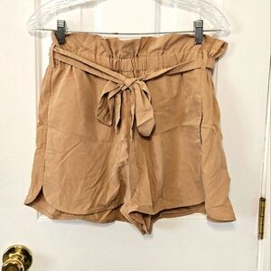 Express Tan High Waist Shortie Shorts Size S/P